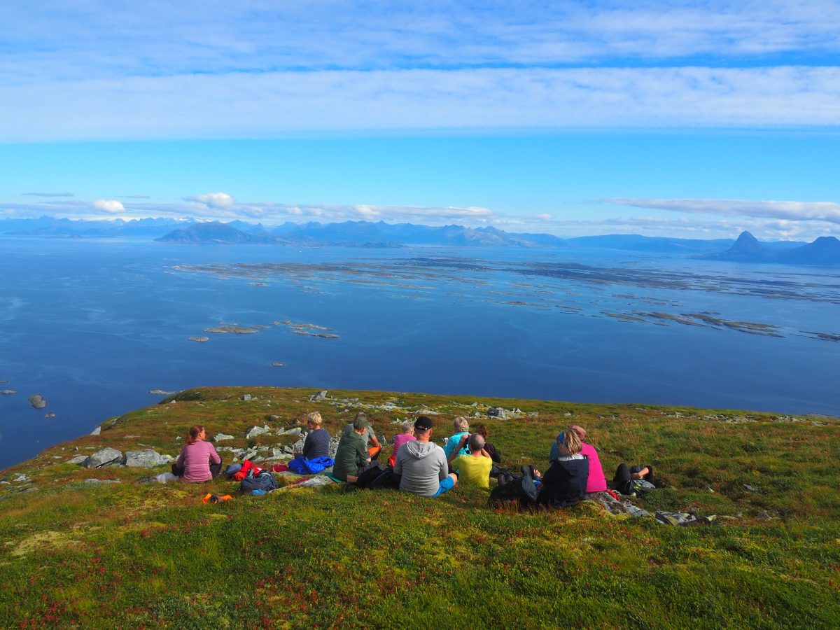 Lovundfjellet med Svartisen i bakgrunnen Foto Mette Østerhus